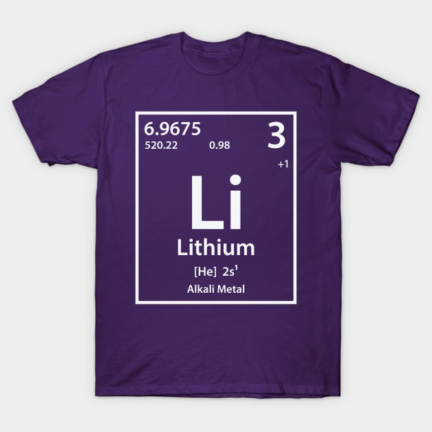 Lithium Element T-Shirt by cerebrands